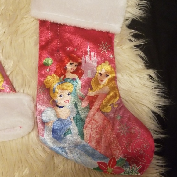 Set of disney princess Santa hat and stocking - Picture 3 of 4
